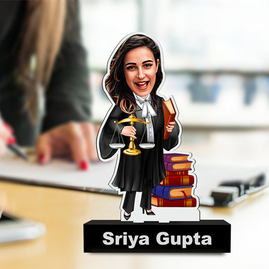 Lawyer Caricature Female