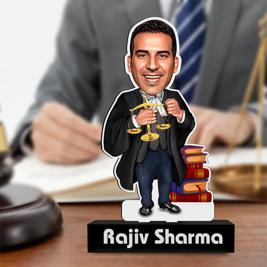 Lawyer Caricature Male