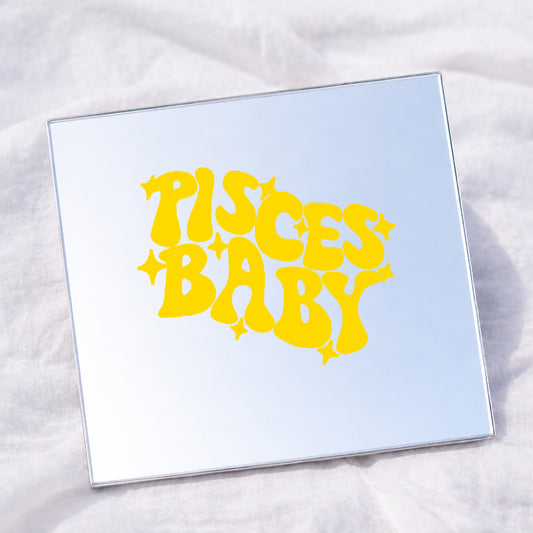 Pisces Baby Square Affirmation Mirror