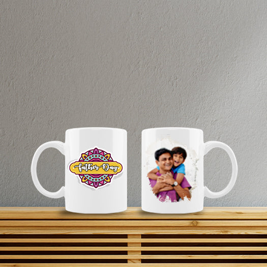 Father's Day Special Mug with message and photo