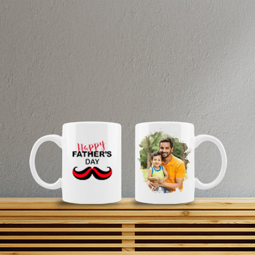 Father's Day Special Mug with message and photo