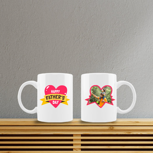 Father's Day Special Mug with message and photo
