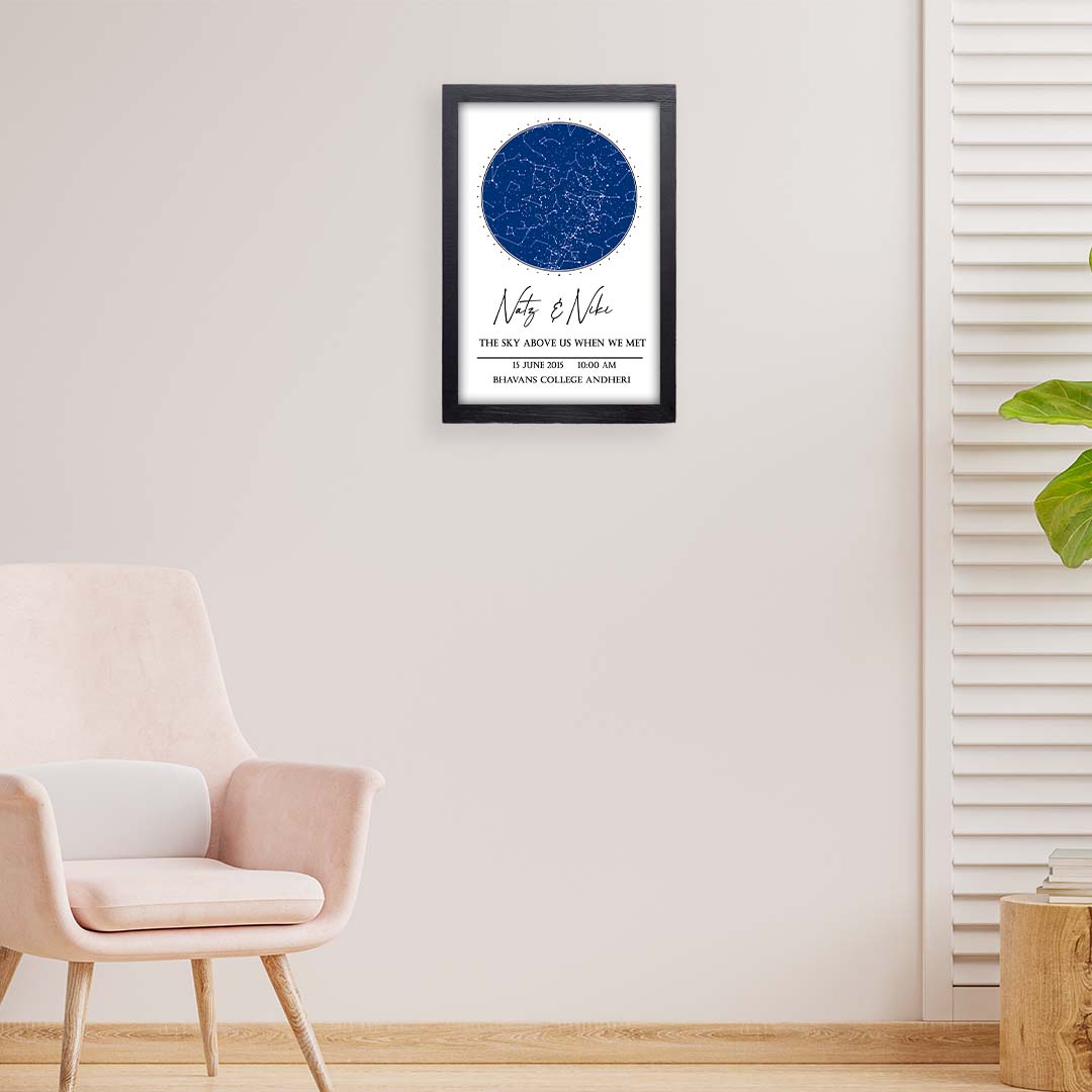Star Map Photo Frame
