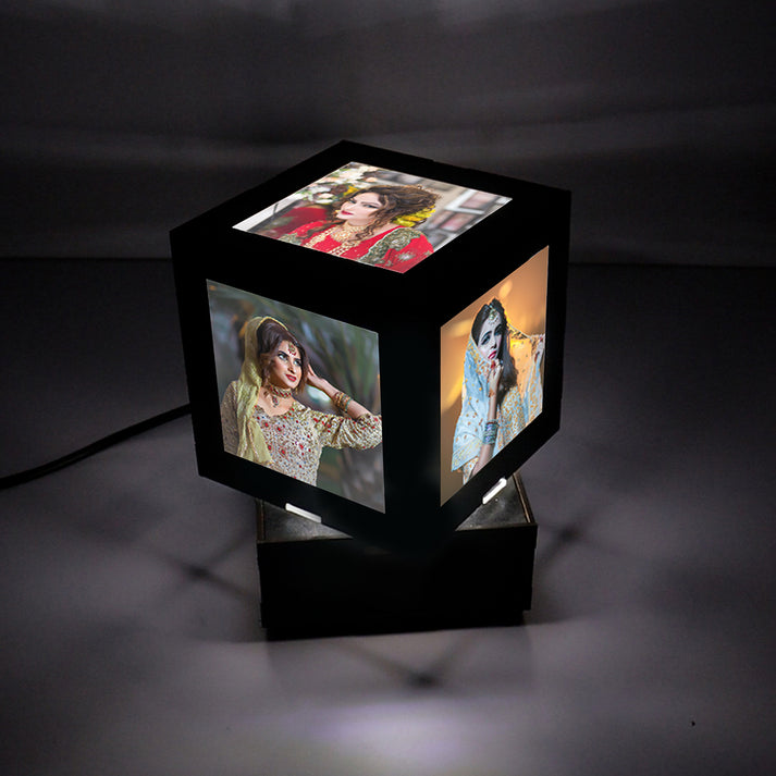 Rotating Cube Lamp – The Gift Baskett