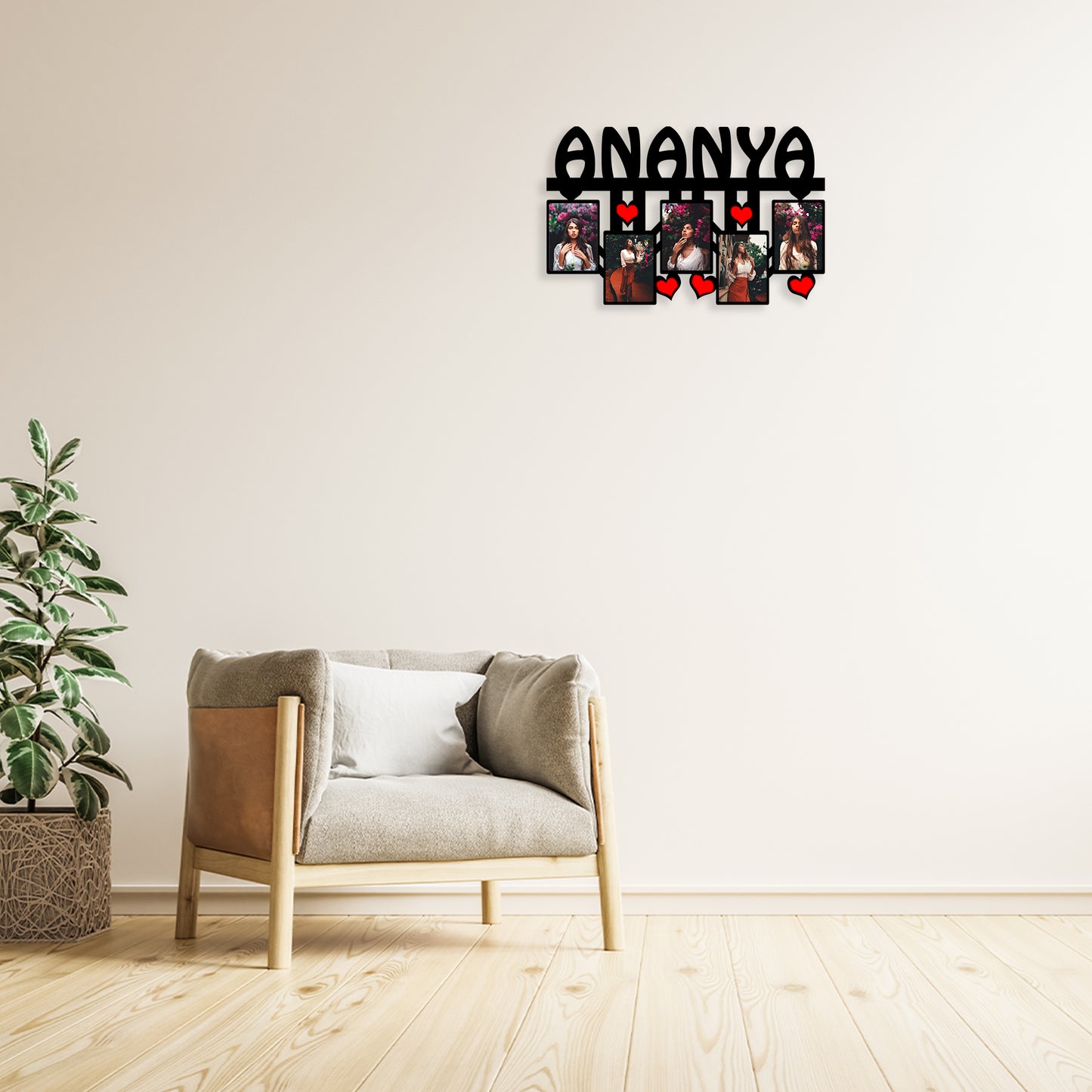 Customised Name MDF Wall Frame