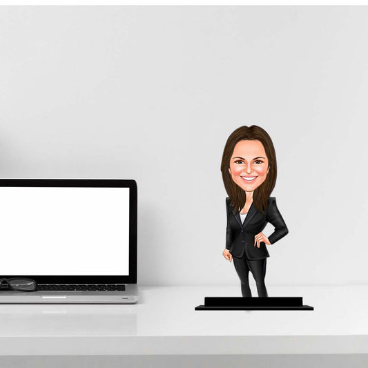 Female Entrepreneur Caricature