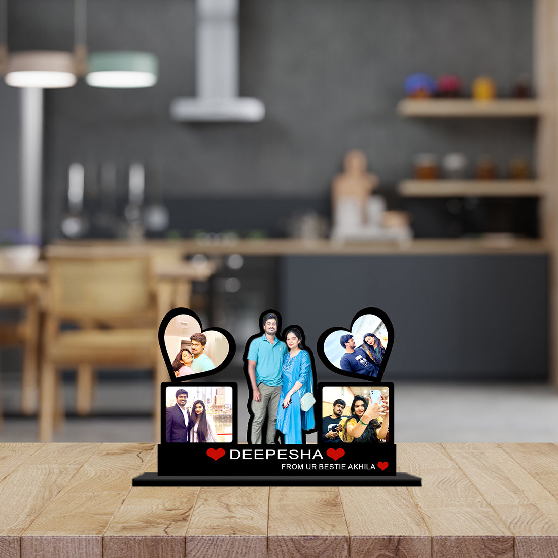 Customised Table Cutout Frame For Couples