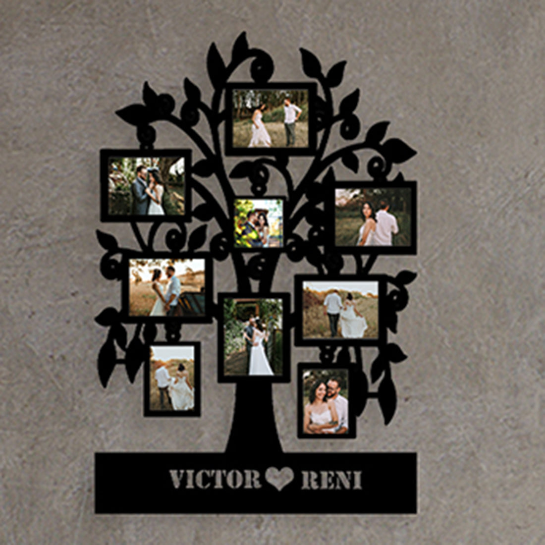 Family Tree Rame Customised Family tree Frame – The Gift Baskett