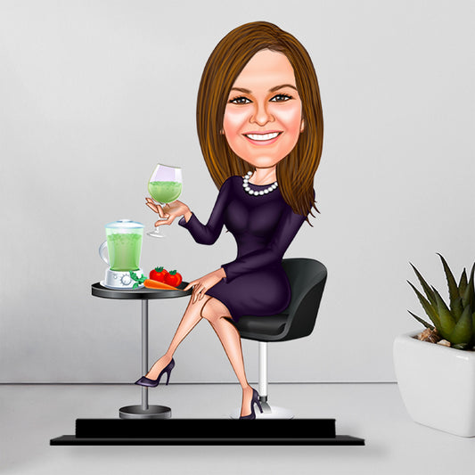 Female Entrepreneur  Caricature